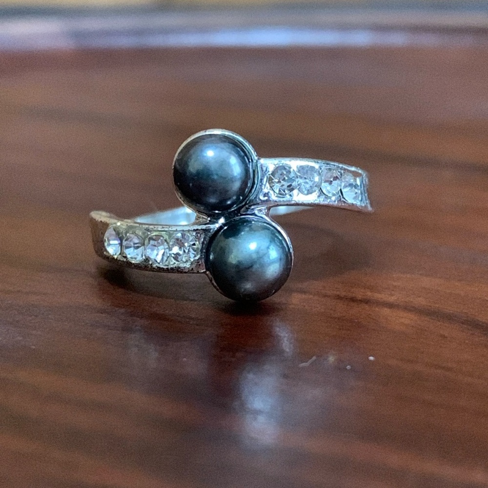 LBVYR silver tone adjustable ring